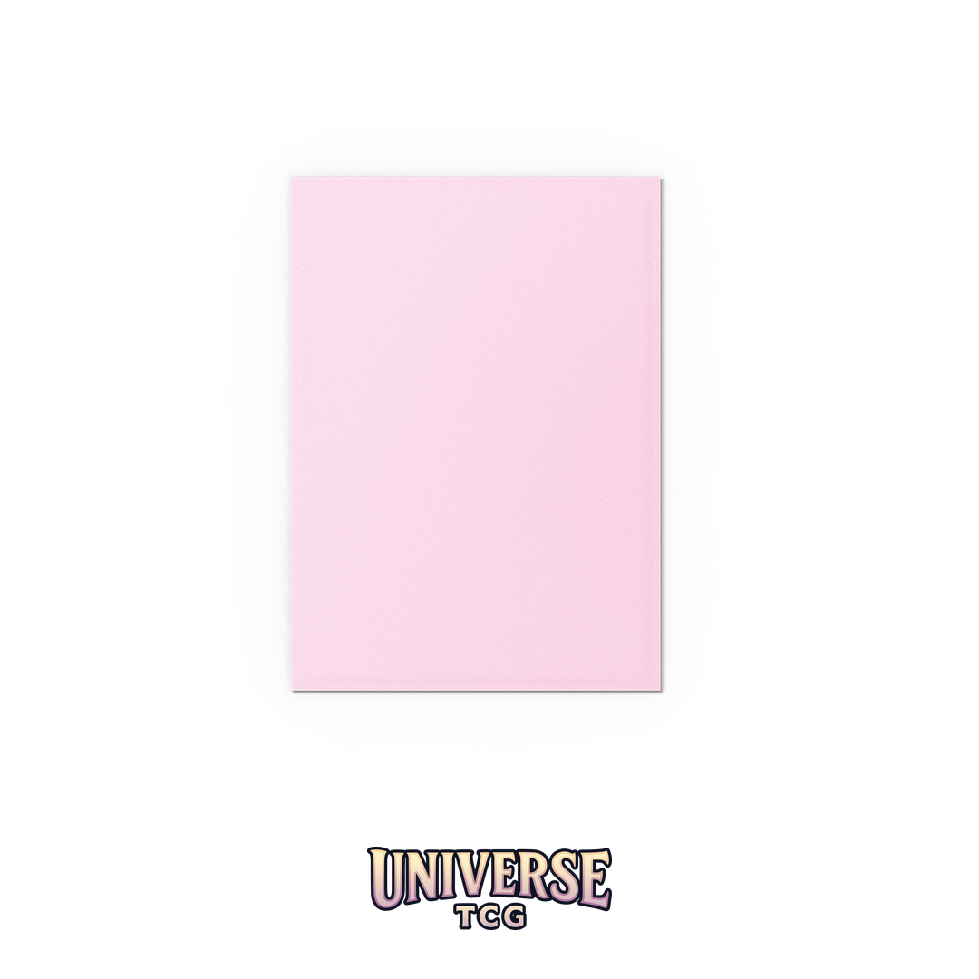 Dragon Shield Blossom Pastel Duals Matte Dual Sleeves pack with 100 card sleeves featuring soft pastel pink exterior and colored interior on white background - Contents