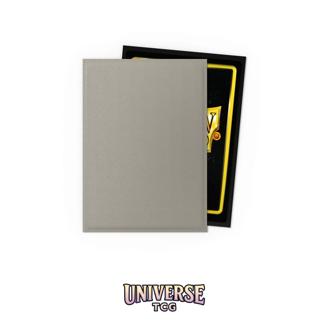 Dragon Shield Crypt Matte Dual Sleeves pack with 100 card sleeves featuring dark catacomb exterior and colored interior on white background - Box Back