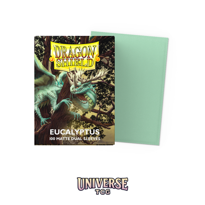 Dragon Shield - Eucalyptus Matte Dual Sleeves (100) - TCG - Universe TCG