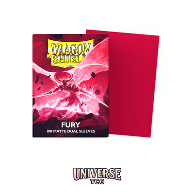 Dragon Shield - Fury Matte Dual Sleeves (100) - TCG - Universe TCG