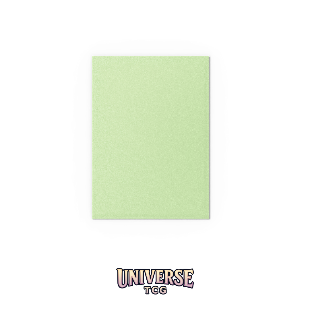Dragon Shield Gooseberry Pastel Duals Matte Dual Sleeves pack with 100 card sleeves featuring soft pastel green exterior and colored interior on white background - Contents