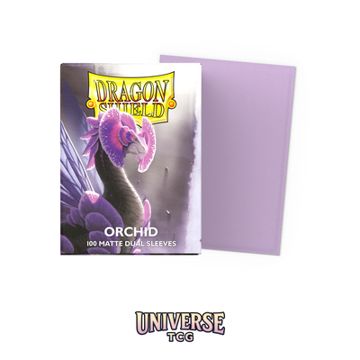 Dragon Shield - Orchid Matte Dual Sleeves (100 sleeves) - Universe TCG