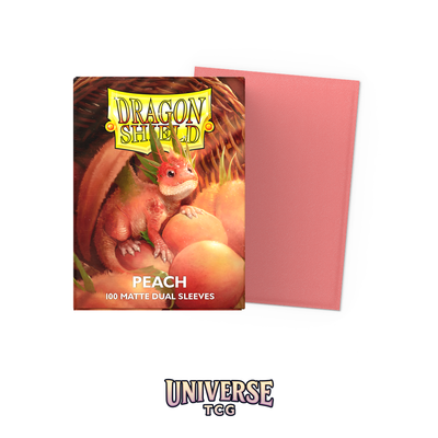Dragon Shield - Peach Matte Dual Sleeves (100 sleeves) - Universe TCG