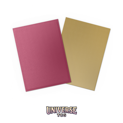 Dragon Shield - Pomegranate & Gold Matte Dual Sleeves (100 sleeves) - Universe TCG