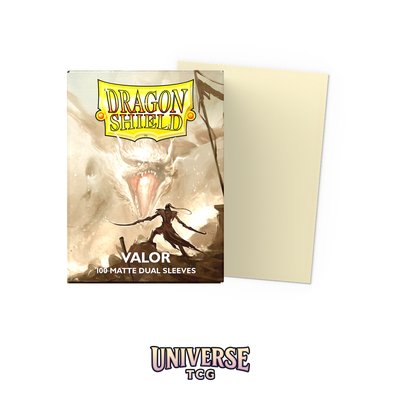 Dragon Shield - Valor Matte Dual Sleeves (100 sleeves) - Universe TCG