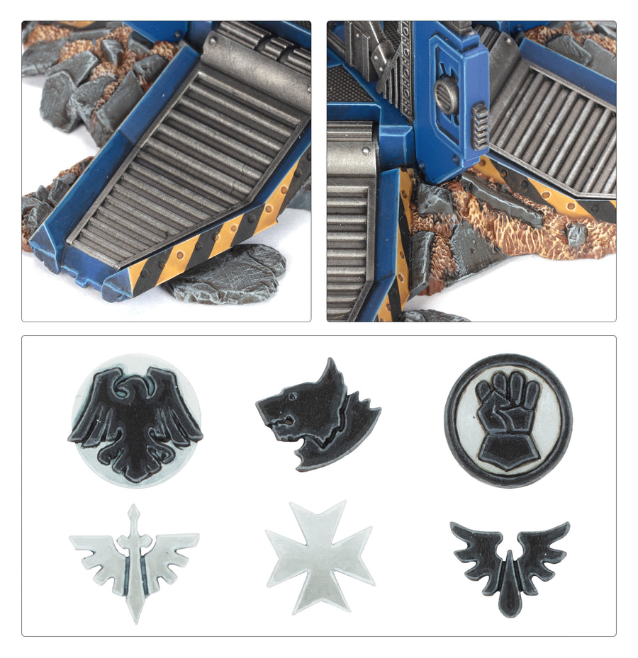 Space Marines Drop Pods (Warhammer 40,000)