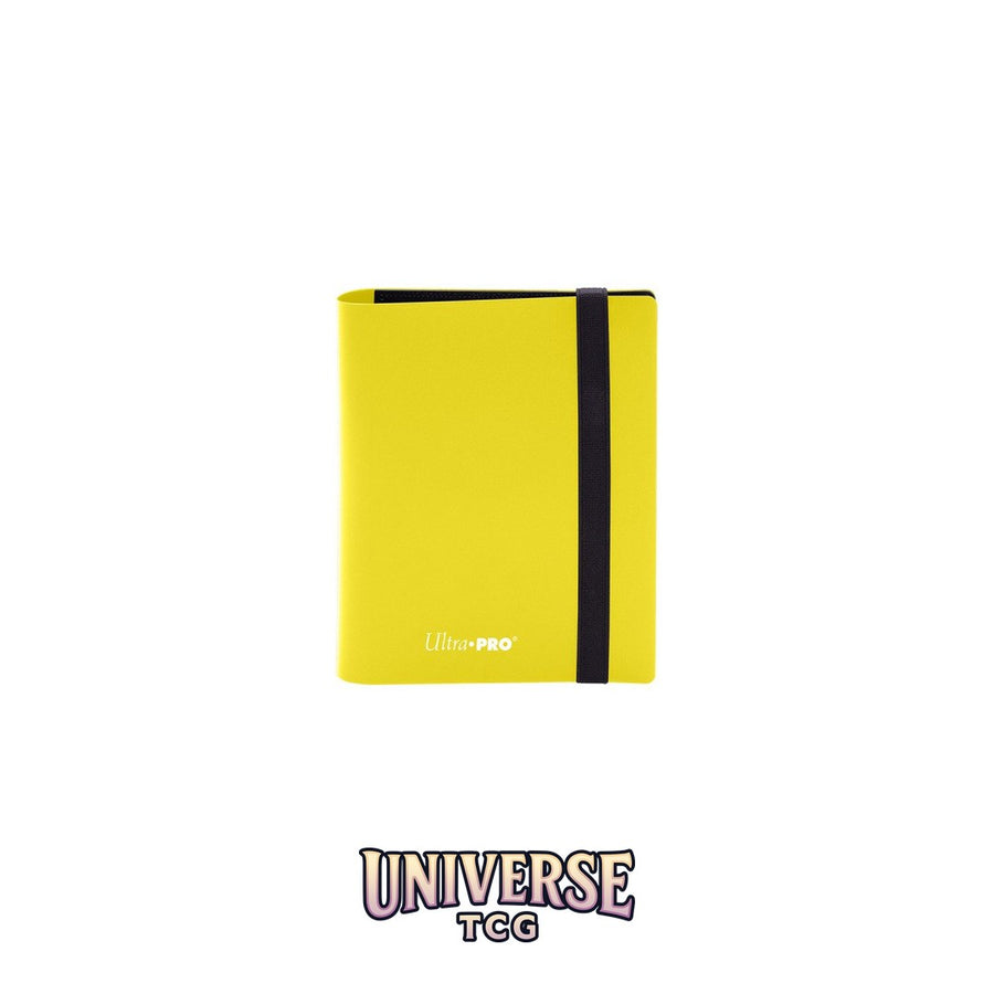 Ultra Pro 2-Pocket Eclipse PRO-Binder: Lemon Yellow