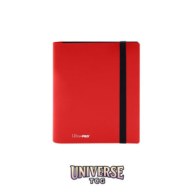 Ultra Pro 4-Pocket Eclipse PRO-Binder: Apple Red