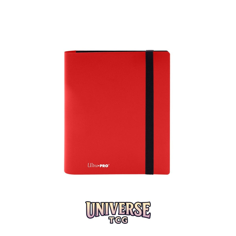 Ultra Pro 4-Pocket Eclipse PRO-Binder: Apple Red