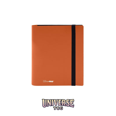 Ultra Pro 4-Pocket Eclipse PRO-Binder: Pumpkin Orange