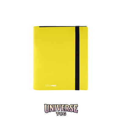 Ultra Pro 4-Pocket Eclipse PRO-Binder: Lemon Yellow
