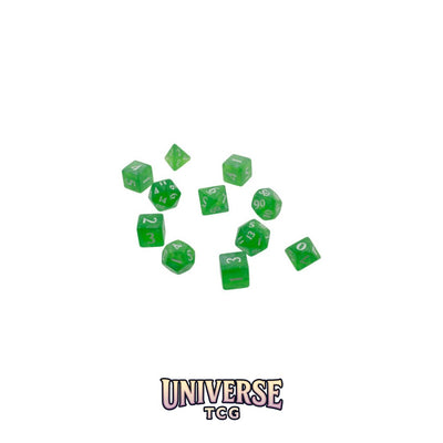 Ultra Pro Eclipse Dice Set: Lime Green (11 Dices)