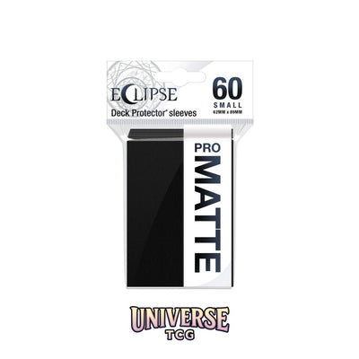 Ultra Pro Eclipse Small Sleeves: Jet Black [Matte] (60 Sleeves)