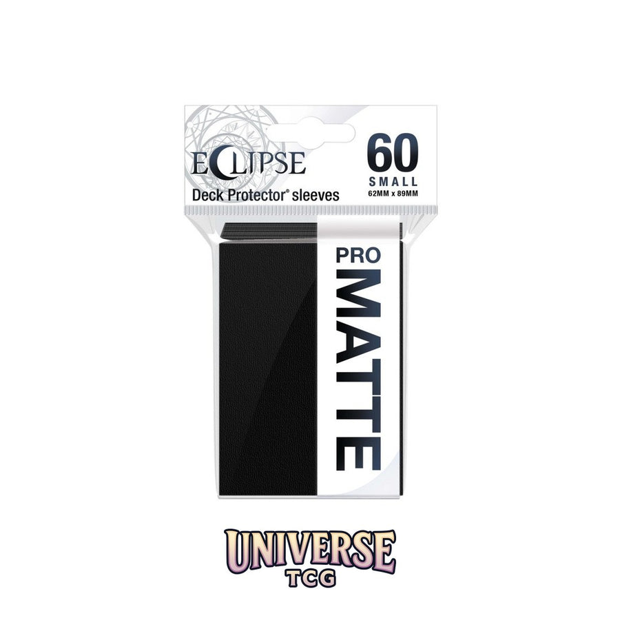 Ultra Pro Eclipse Small Sleeves: Jet Black [Matte] (60 Sleeves)