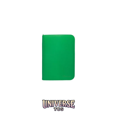 Ultra Pro 4-Pocket Zippered PRO-Binder: Green [Vivid]