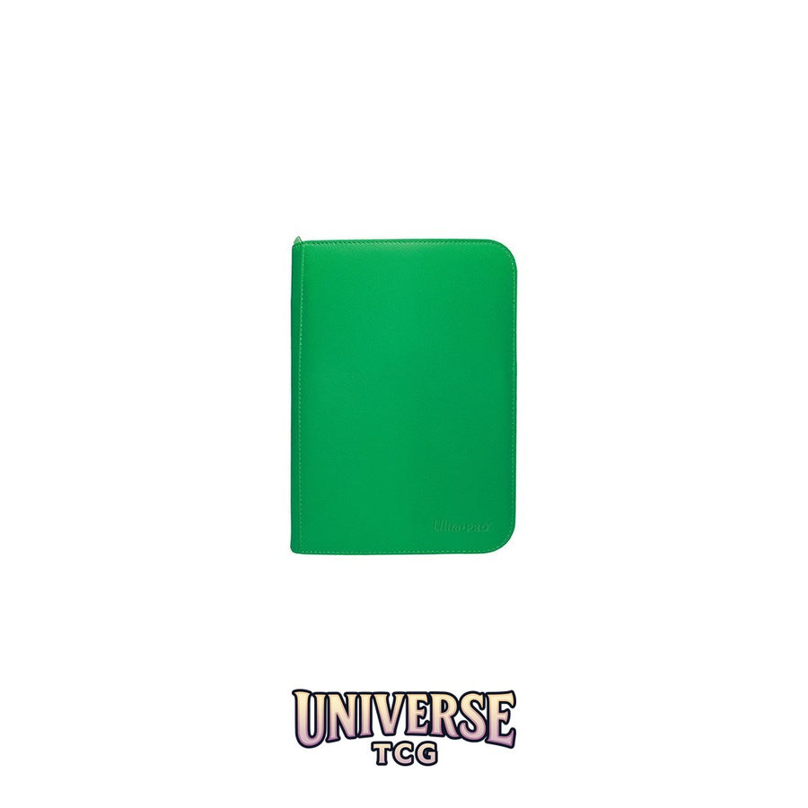 Ultra Pro 4-Pocket Zippered PRO-Binder: Green [Vivid]