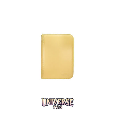 Ultra Pro 4-Pocket Zippered PRO-Binder: Yellow [Vivid]