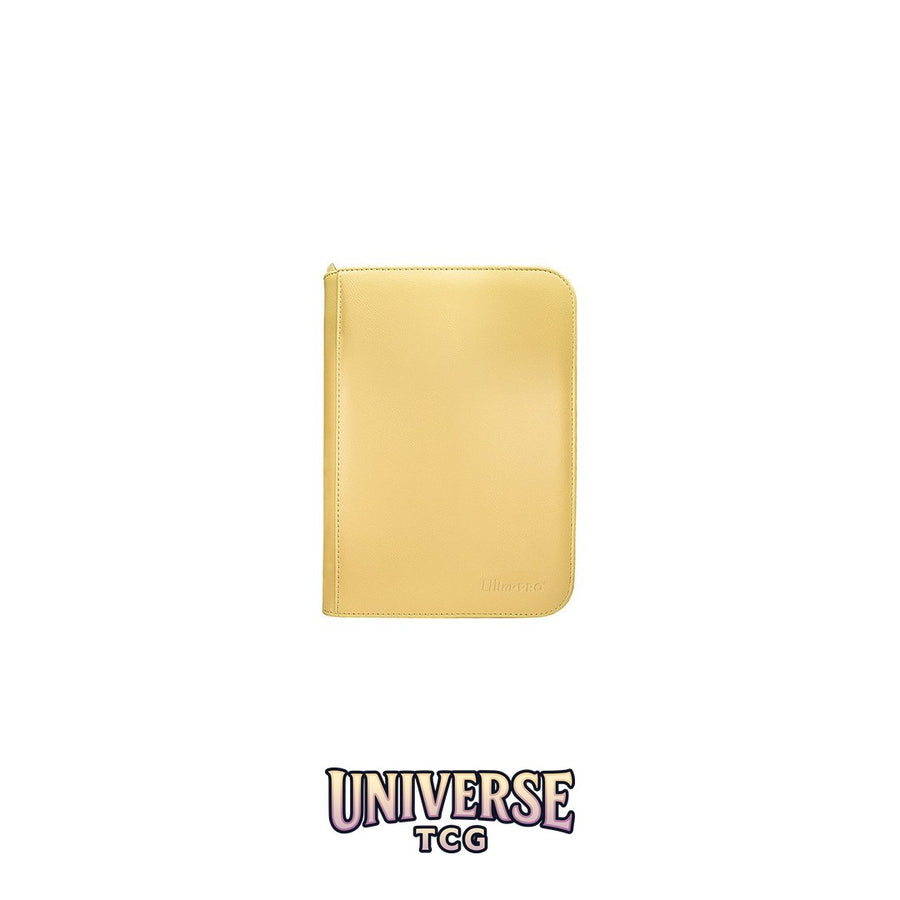 Ultra Pro 4-Pocket Zippered PRO-Binder: Yellow [Vivid]