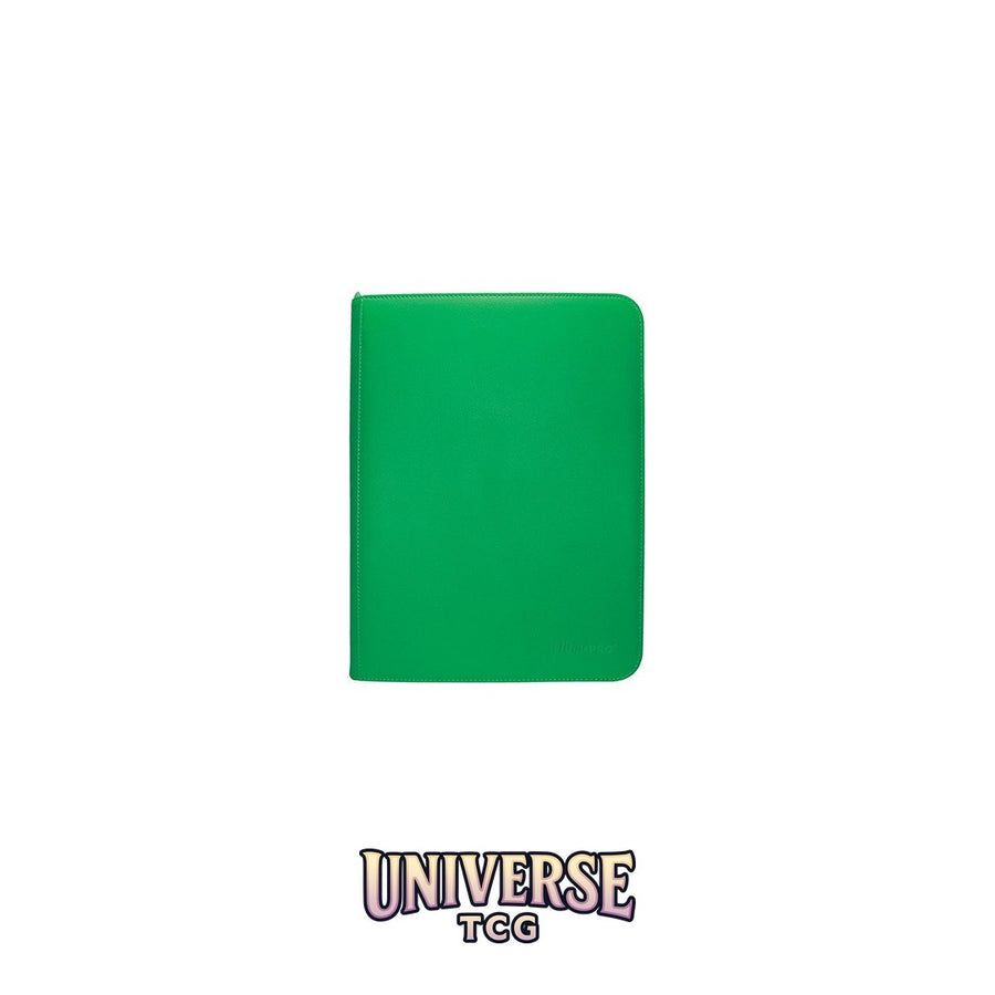 Ultra Pro 9-Pocket Zippered PRO-Binder: Green [Vivid]