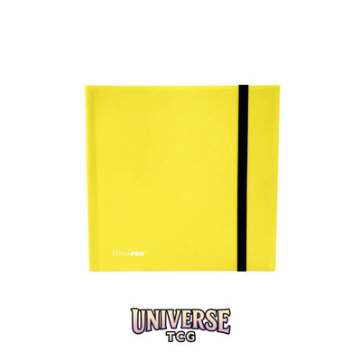 Ultra Pro 12-Pocket Eclipse PRO-Binder: Lemon Yellow