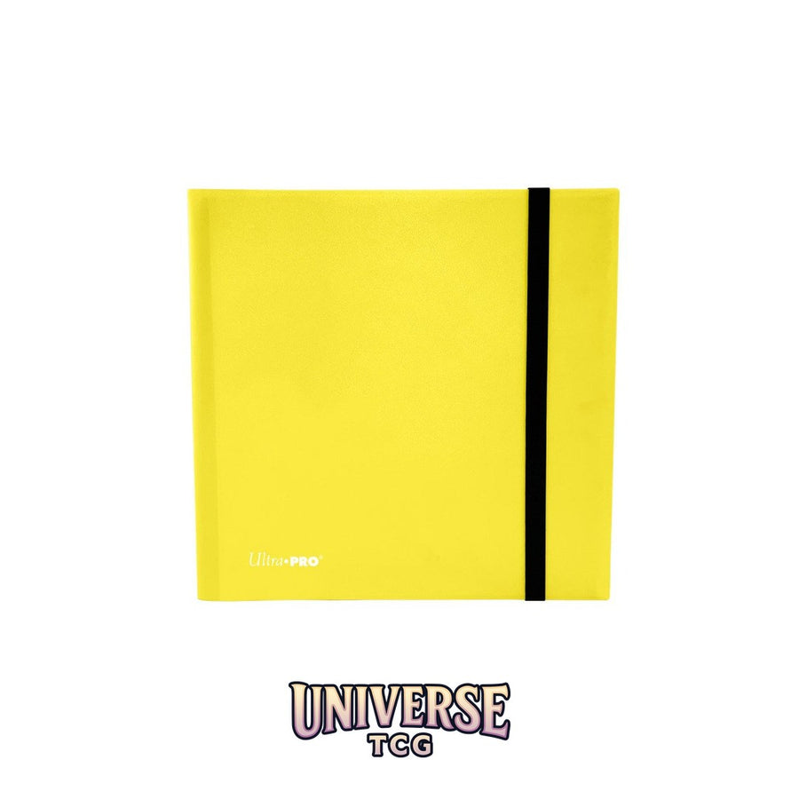 Ultra Pro 12-Pocket Eclipse PRO-Binder: Lemon Yellow