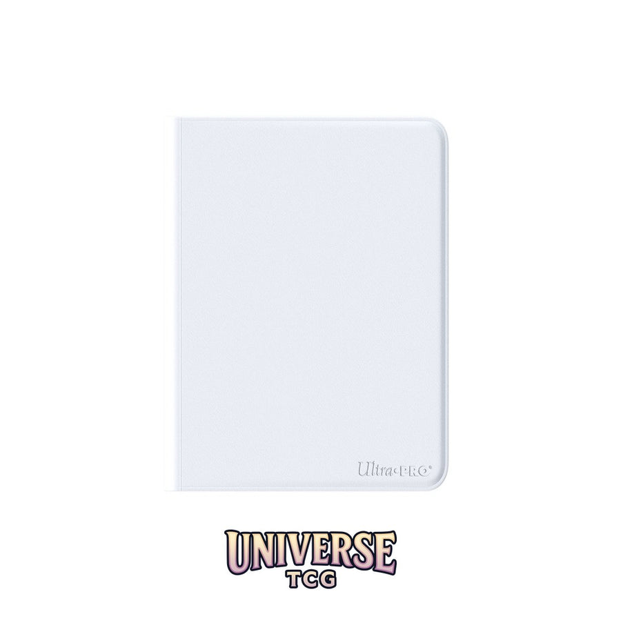 Ultra Pro 12-Pocket Zippered PRO-Binder: White [Vivid]