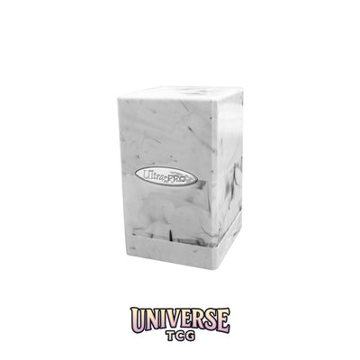 Ultra Pro Satin Tower: White/Black [Marble]