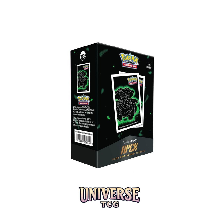 Ultra Pro Pokémon: Apex Deck Protector Sleeves: Neon Kanto: Venusaur (105 Sleeves)