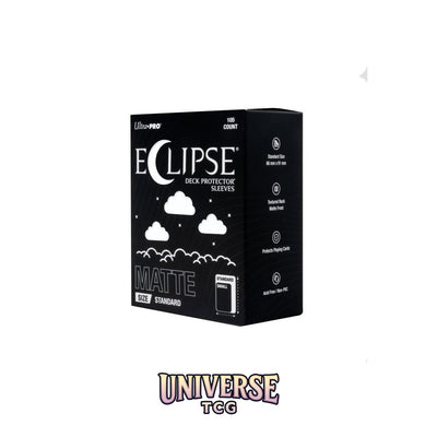 Ultra Pro Eclipse Standard Deck Protector Sleeves: Arctic White [Matte] (105 Sleeves)