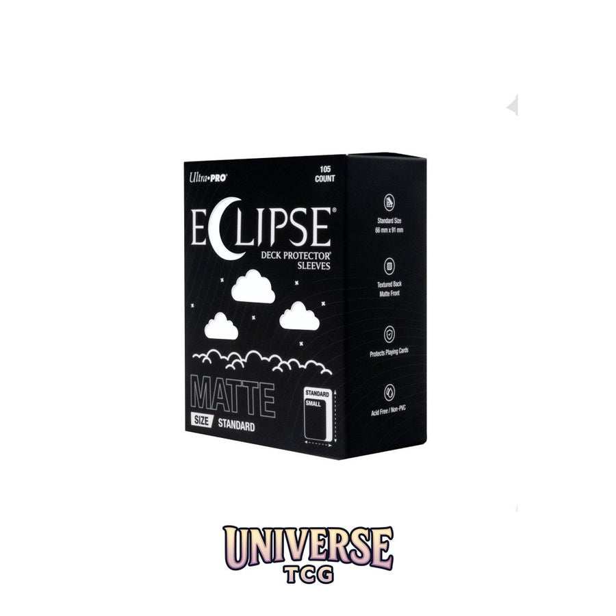 Ultra Pro Eclipse Standard Deck Protector Sleeves: Arctic White [Matte] (105 Sleeves)