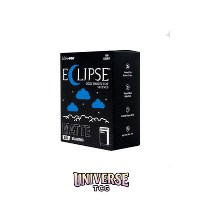 Ultra Pro Eclipse Standard Deck Protector Sleeves: Pacific Blue [Matte] (105 Sleeves)