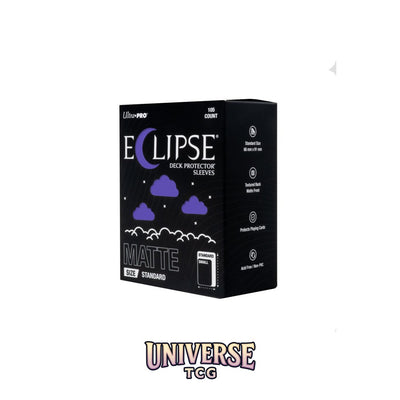 Ultra Pro Eclipse Standard Deck Protector Sleeves: Royal Purple [Matte] (105 Sleeves)
