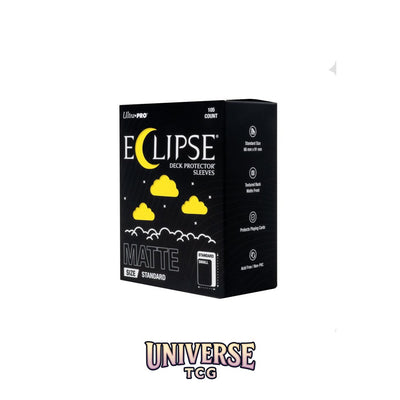 Ultra Pro Eclipse Standard Deck Protector Sleeves: Lemon Yellow [Matte] (105 Sleeves)