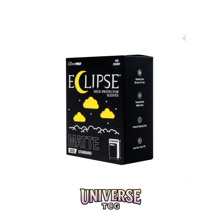 Ultra Pro Eclipse Standard Deck Protector Sleeves: Lemon Yellow [Matte] (105 Sleeves)