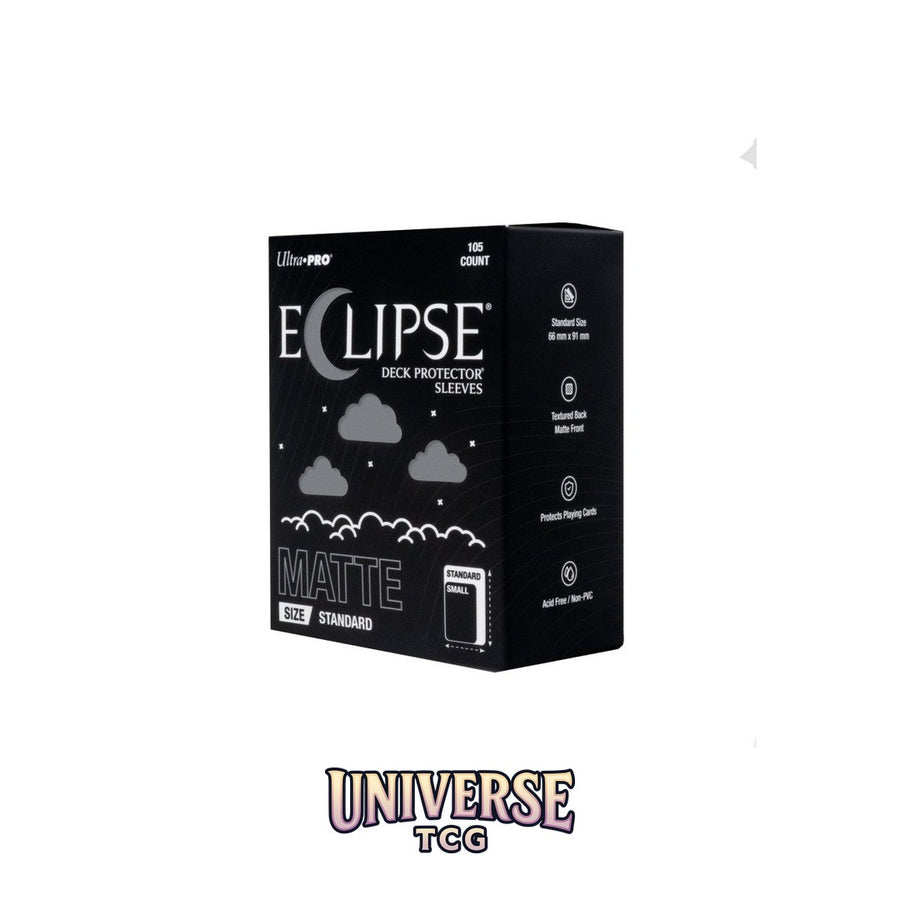 Ultra Pro Eclipse Standard Deck Protector Sleeves: Smoke Grey [Matte] (105 Sleeves)