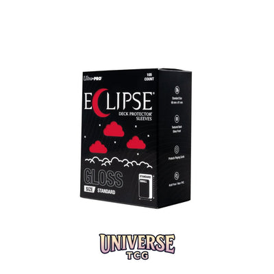 Ultra Pro Eclipse Standard Deck Protector Sleeves: Apple Red [Gloss] (105 Sleeves)