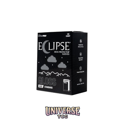 Ultra Pro Eclipse Standard Deck Protector Sleeves: Smoke Grey [Gloss] (105 Sleeves)