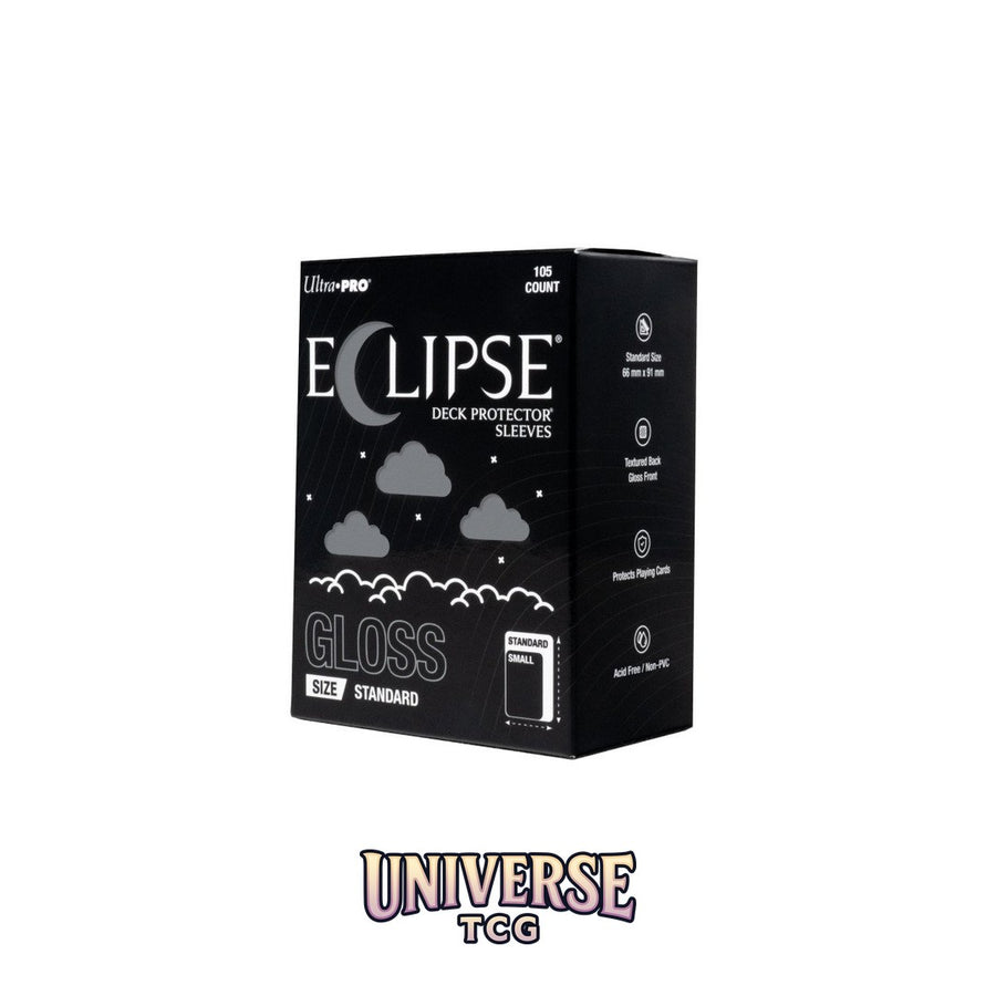 Ultra Pro Eclipse Standard Deck Protector Sleeves: Smoke Grey [Gloss] (105 Sleeves)