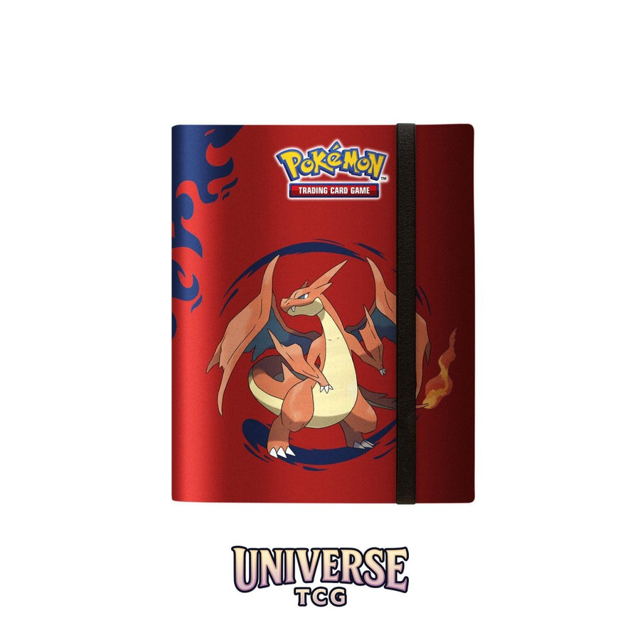 Ultra Pro Pokémon: 9-Pocket PRO-Binder: Mega Charizard X and Mega Charizard Y