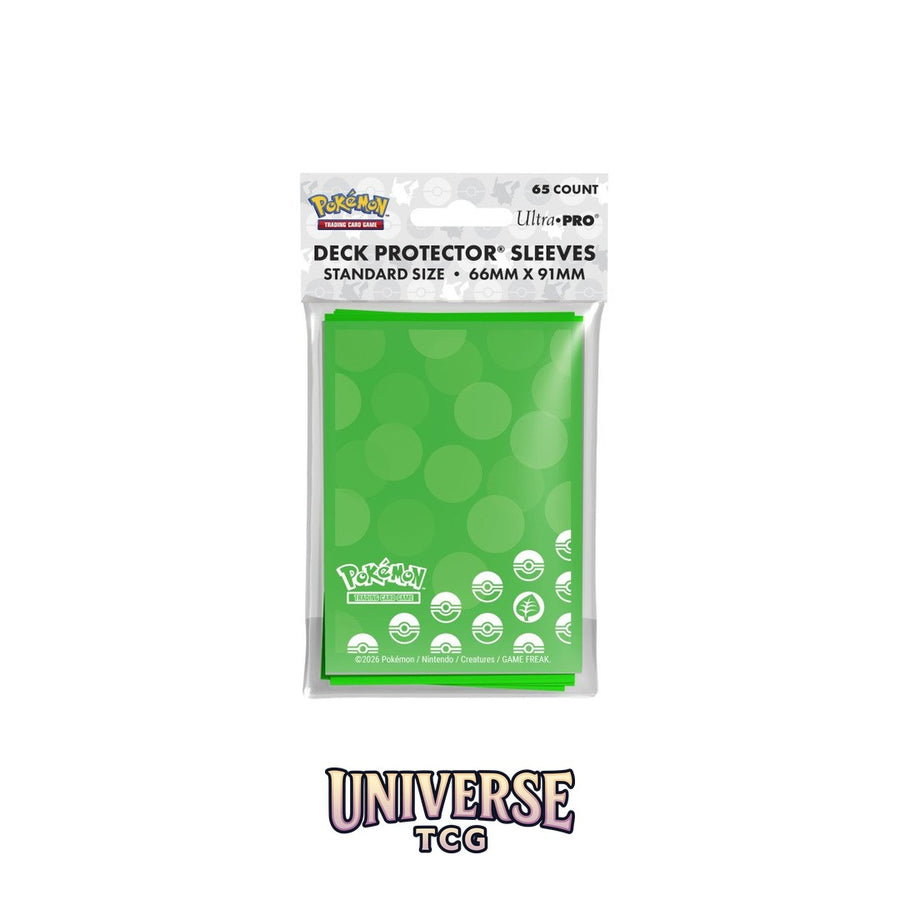 Ultra Pro Pokemon: Deck Protector Sleeves: Energy - Grass Type (65 Sleeves)