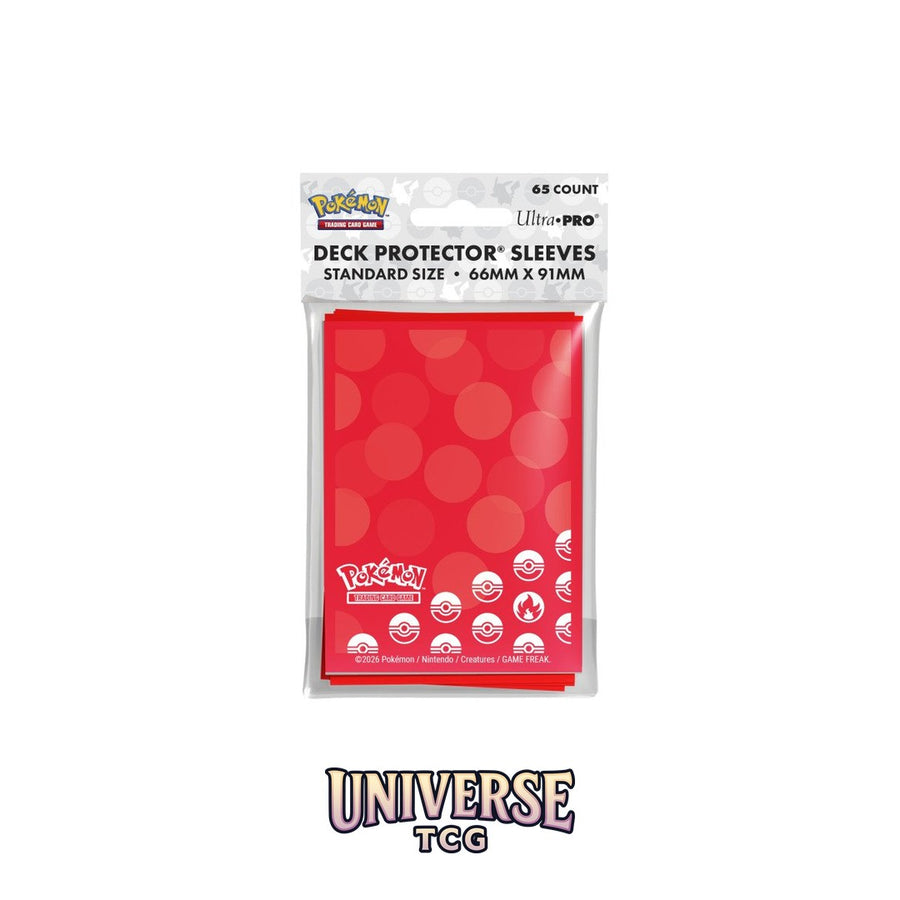 Ultra Pro Pokemon: Deck Protector Sleeves: Energy - Fire Type (65 Sleeves)