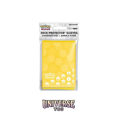 Ultra Pro Pokemon: Deck Protector Sleeves: Energy - Lightning Type (65 Sleeves)