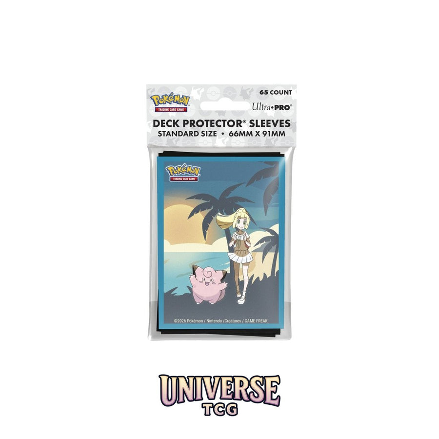 Ultra Pro Pokemon: Deck Protector Sleeves: Lillie and Clefairy (65 Sleeves)