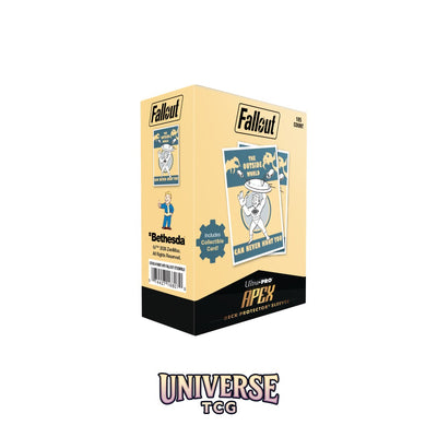 Ultra Pro Fallout: Apex Deck Protector Sleeves: Vault Boy - The Outside World (105 Sleeves)
