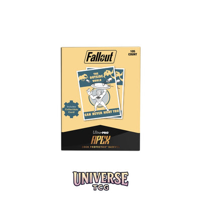 Ultra Pro Fallout: Apex Deck Protector Sleeves: Vault Boy - The Outside World (105 Sleeves)