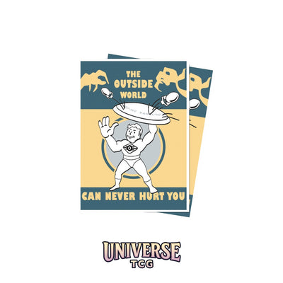 Ultra Pro Fallout: Apex Deck Protector Sleeves: Vault Boy - The Outside World (105 Sleeves)