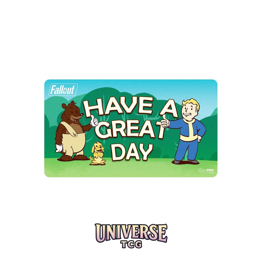 Ultra Pro Fallout: Playmat: Vault Boy - Have a Great Day Playmat