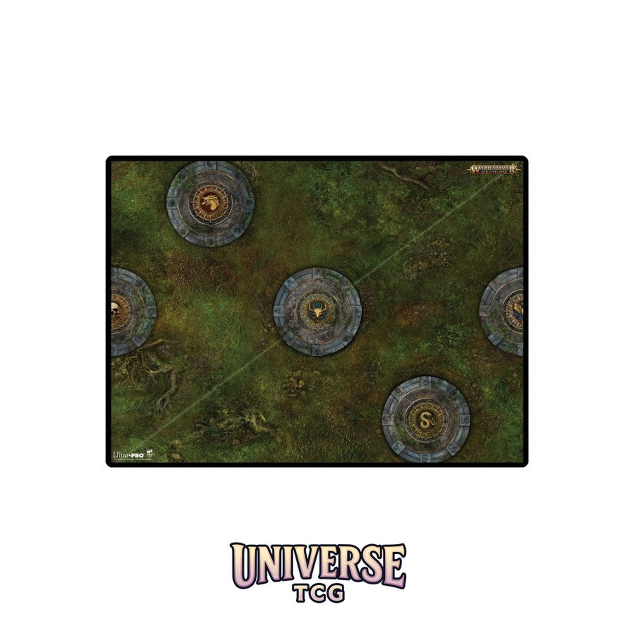Ultra Pro Warhammer: Age of Sigmar Battle Mat: Spearhead: Fire & Jade B
