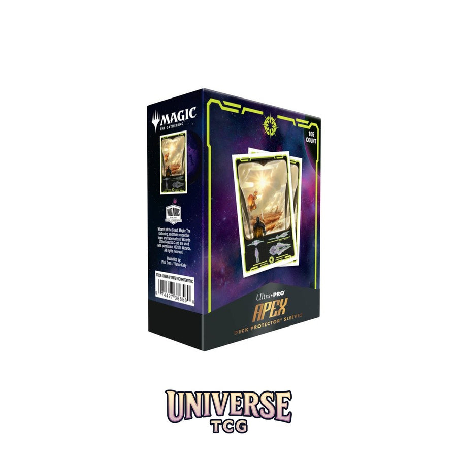 Ultra Pro Magic: The Gathering: Apex Deck Protector Sleeves: Edge of Eternities: White Mythic (105 Sleeves)