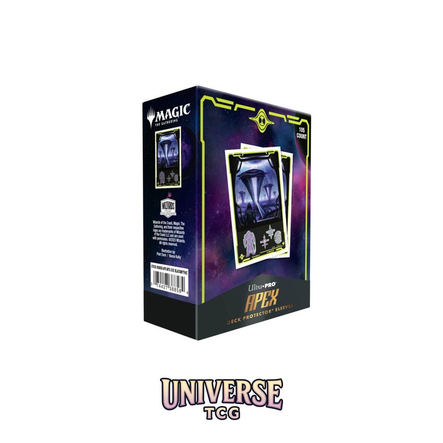 Ultra Pro Magic: The Gathering: Apex Deck Protector Sleeves: Edge of Eternities: Black Mythic (105 Sleeves)